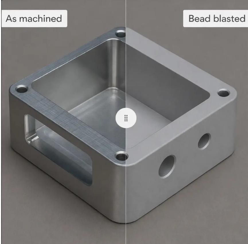 Sample Beadblasted Part
