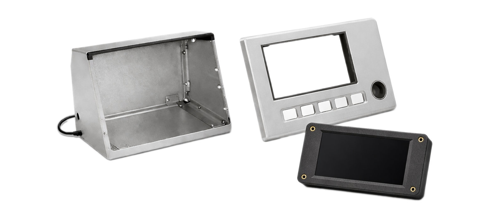 Hybrid Open Enclosure - Sheet Metal Fabrication and 3D Printing Services