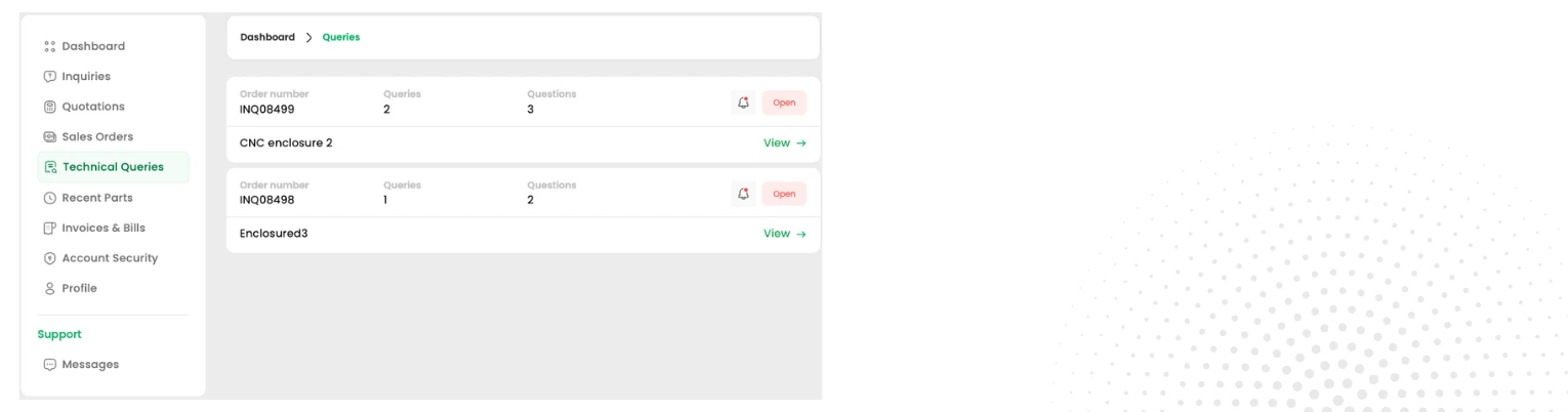How to Use Technical Queries in Your Customer Portal | Mech Power