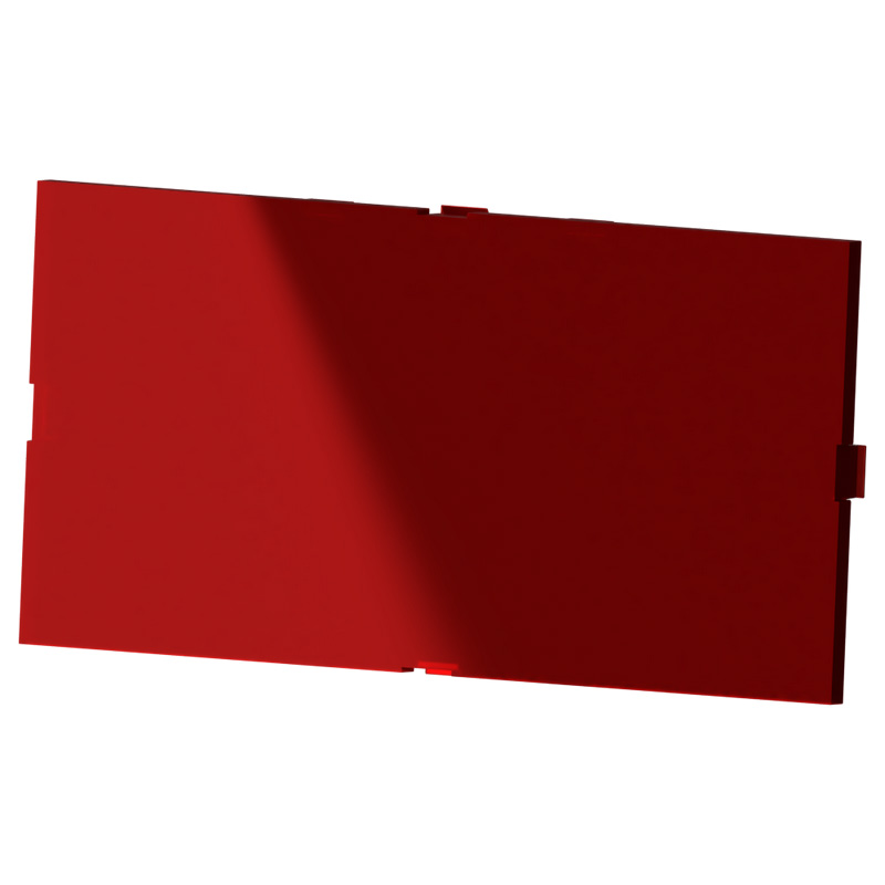 Panel Modulbox Without Frame 5M Transparent Red