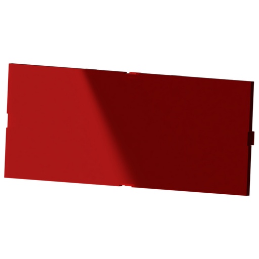 [P05060821F] Panel Modulbox Without Frame 6M Transparent Red