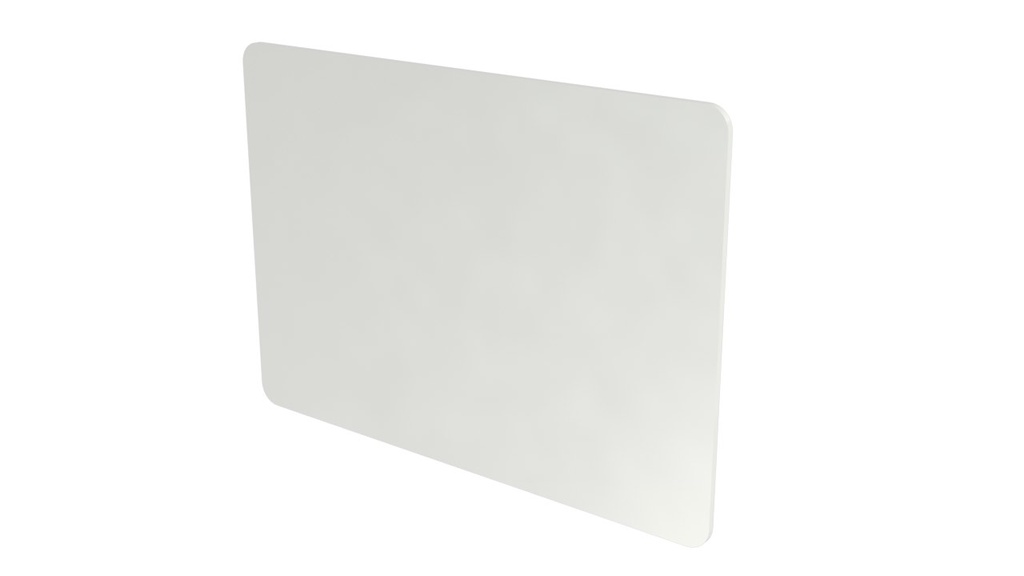 Plastic Front Panel White With Adhesive