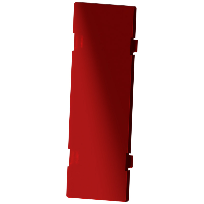 Panel Modulbox Without Frame 1M Transparent Red