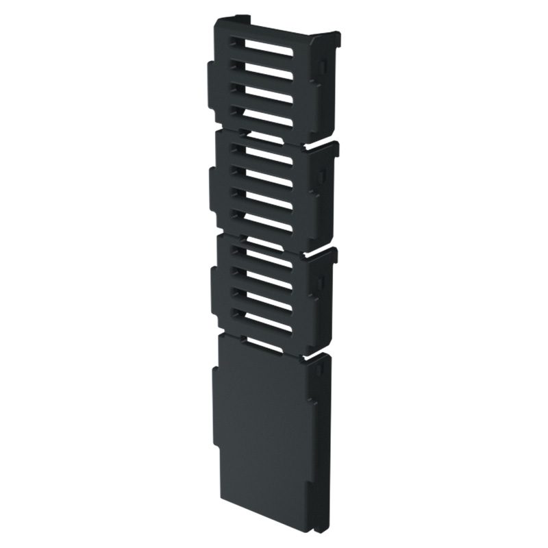 Hole Cover Railbox Multilevel Breakable Open 22,5mm Dark Grey