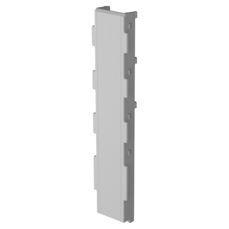 Hole Cover Railbox Multilevel Closed 17,5mm Grey