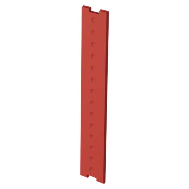 Panel Railbox 12mm Methacrylate Red