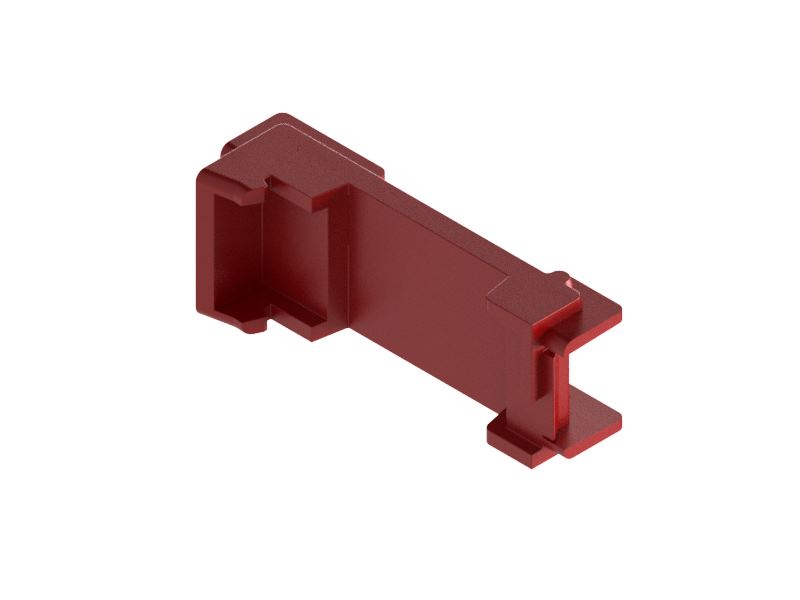 Bus Accessory 17,5mm Closed Red