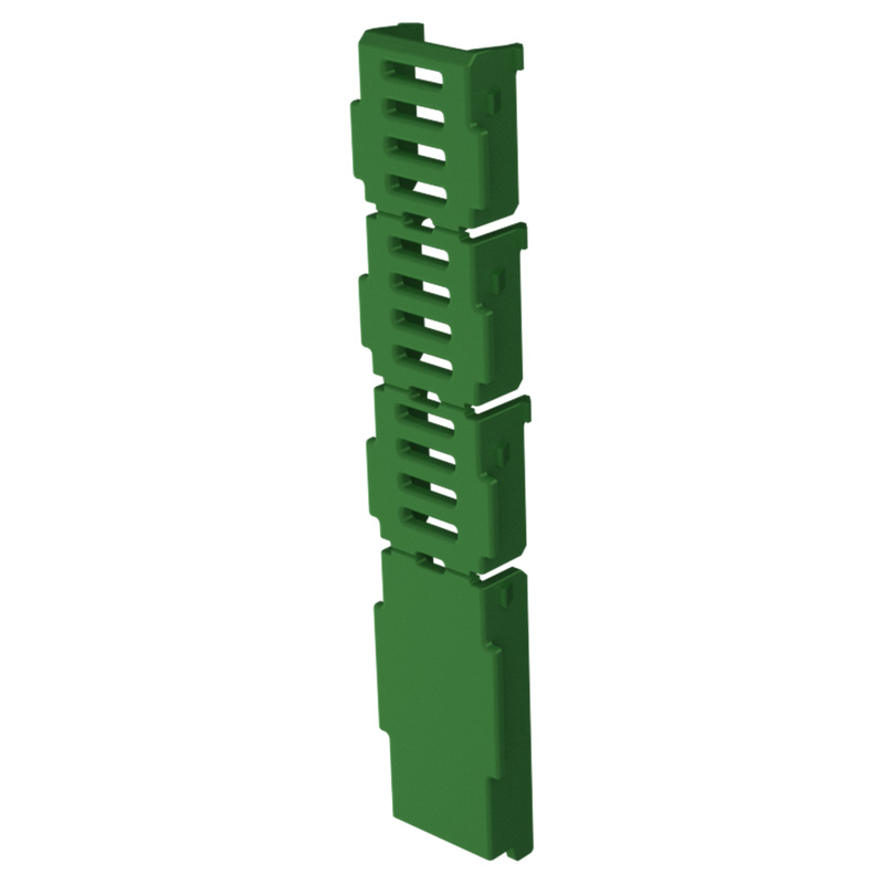 Hole Cover Railbox Multilevel Breakable Open 17,5mm Green