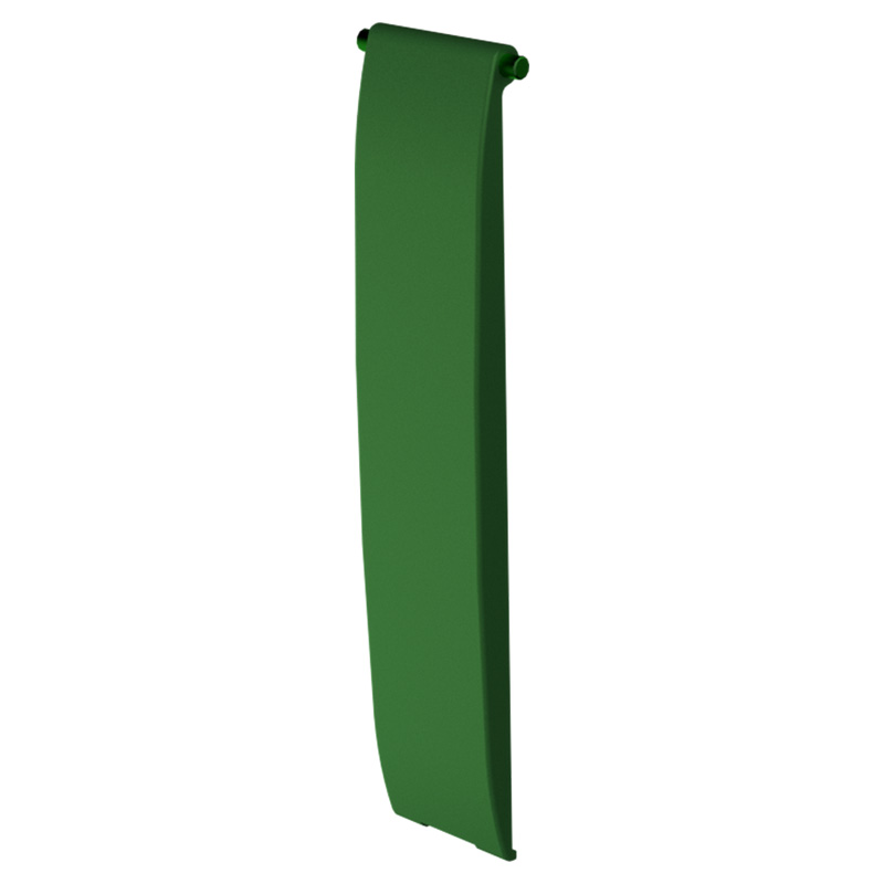 Hinged Panel Railbox 17mm Green