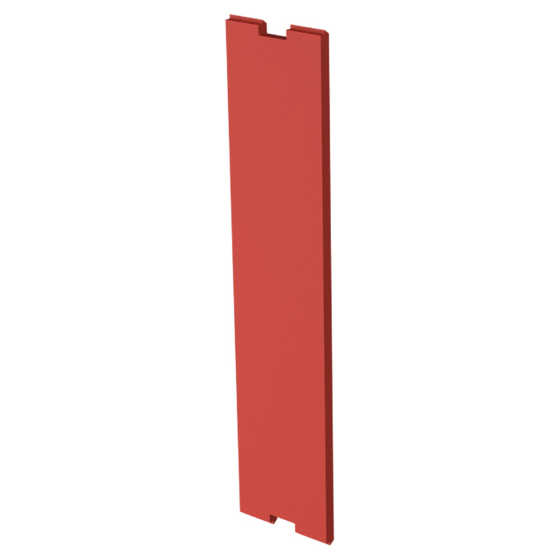 Panel Railbox 17mm Methacrylate Red