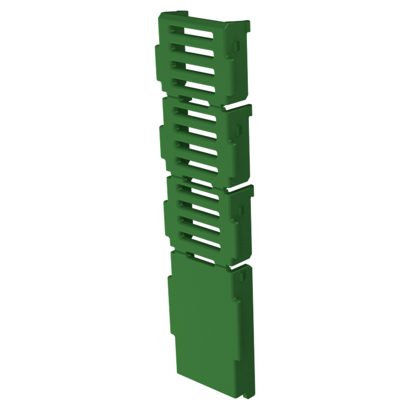 Hole Cover Railbox Multilevel Breakable Open 22,5mm Green