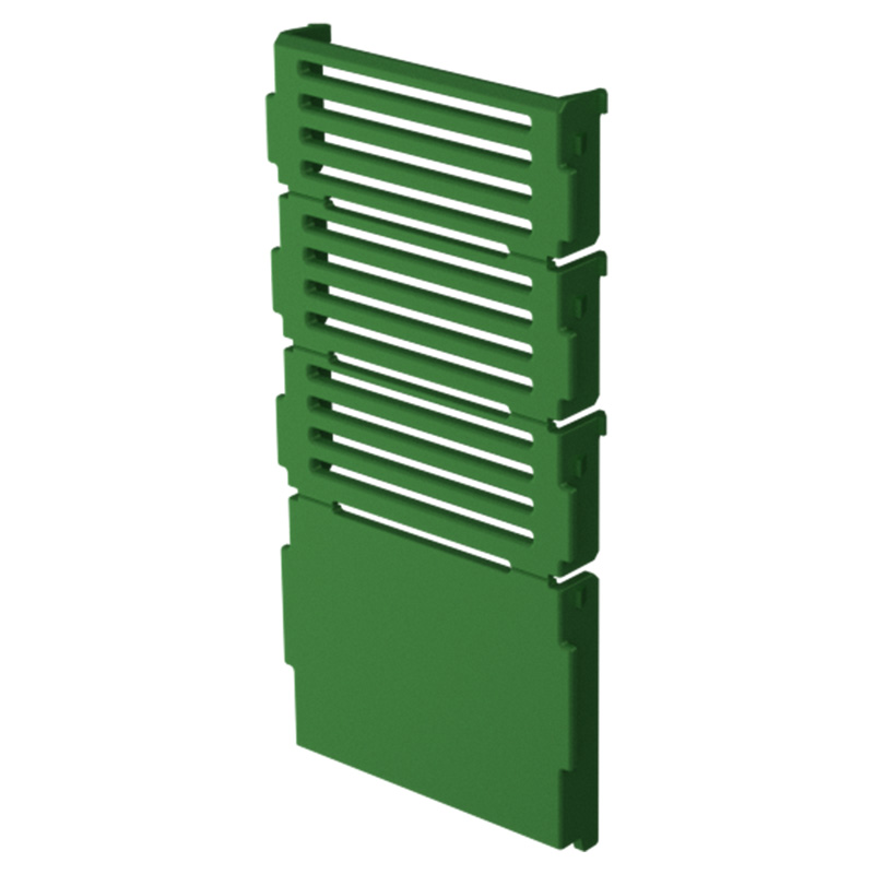 Hole Cover Railbox Multilevel Breakable Open 45mm Green